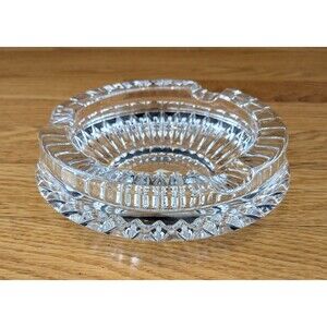 Vintage Gorham West Germany Lead Cut Crystal Ashtray 5.5''